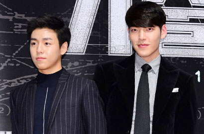 Foto Syuting Kim Woo Bin dan Lee Hyun Woo di 'Running Man' Beredar