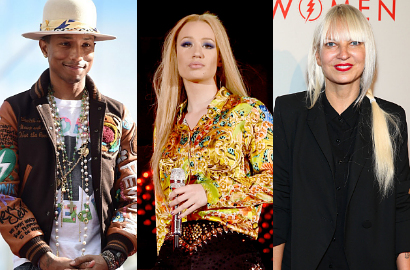 Pharrel, Iggy Azalea dan Sia Dominasi Nominasi Grammy Awards 2015