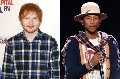 Ed Sheeran dan Pharrell Williams Terlaris di iTunes 2014