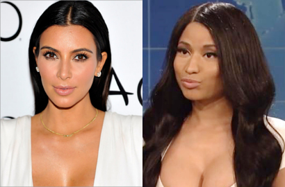 Kim Kardashian Simpan Kesedihan Saat Nicki Minaj Tirukan Gayanya