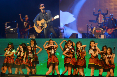 Slank dan JKT48 Meriahkan Panggung Konser 'Indonesia Wow!'
