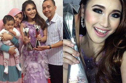 Ayu Ting Ting Menang Dua Penghargaan di Dangdut Awards 2014