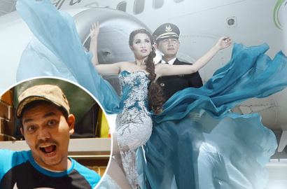 Jadi MC, Indra Bekti Puji Resepsi Unik Fitri Carlina