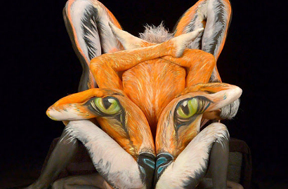 Kerennya Body Painting Karya Seniman Florida