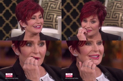 Syuting Live di TV, Gigi Sharon Osbourne Copot