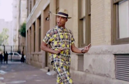 Pharrell Williams Teratas di 50 Lagu Paling Banyak Disebut di Twitter 2014