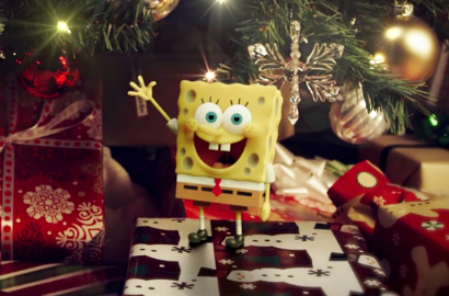 SpongeBob Ucapkan Selamat Natal di Video 'Sponge Out Of Water'