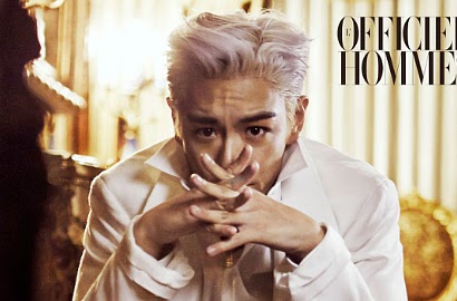 T.O.P Big Bang Hadirkan Sisi Berbeda di Majalah L'officiel Hommes