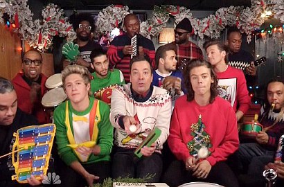 One Direction Heboh Rayakan Natal Bareng Jimmy Fallon