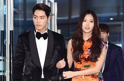 Hong Jonghyun dan Yura 'Ciuman' di Red Carpet MBC Entertainment Awards 2014
