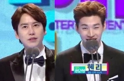 Kyuhyun dan Henry SuJu Bersinar di MBC Entertainment Awards 2014