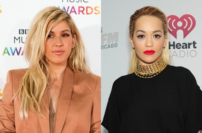 Rita Ora Cium Bibir Ellie Goulding untuk Rayakan Ultah