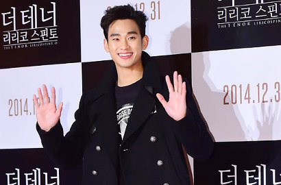 Beri Dukungan, Fans Pakai Topeng Kim Soo Hyun di SBS Drama Award 2014
