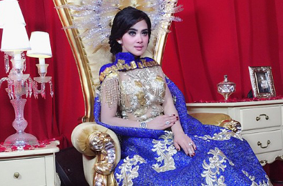 Syahrini Beri Salam 'Tak Tok Tak Tok' dari San Fransisco
