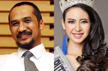 Beredar Foto Mesra Diduga Puteri Indonesia 2014 dan Abraham Samad