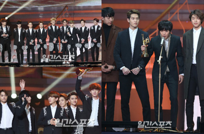EXO Berjaya, CN Blue Borong Piala di GDA 2015 Hari ke-2