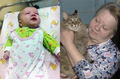Kucing Bernama Masha Tuai Pujian Dunia Usai Selamatkan Seorang Bayi