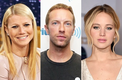 Direstui, Chris Martin Belum Kenalkan Jennifer Lawrence ke Gwyneth Paltrow