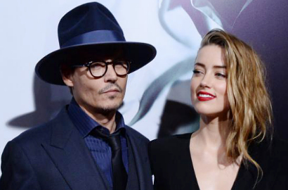Gandeng Mesra Amber Heard, Johnny Depp Bantah Rumor Putus
