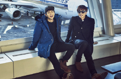 Onew SHINee dan Leeteuk SuJu Santai Seru di Singapura untuk Cosmopolitan