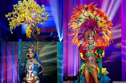 Para Peserta Pamerkan Kostum Nasional di Miss Universe