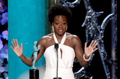 Viola Davis Menang di SAG Awards 2015 Lewat 'How to Get Away with Murder'