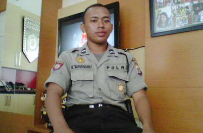 Bripda Taufik Dapat Dana Pendidikan Sebesar Rp 50 Juta