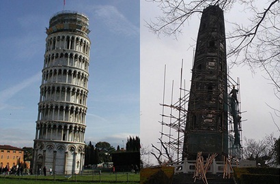 Wah, Shanghai Punya Menara yang Lebih Miring Daripada Pisa