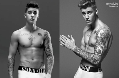 Lucunya Iklan Calvin Klein Justin Bieber Diparodikan Kucing
