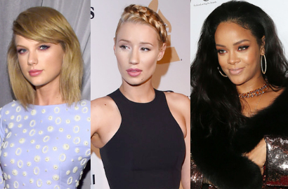 Taylor Swift, Iggy Azalea dan Rihanna di Red Carpet Grammy Awards 2015