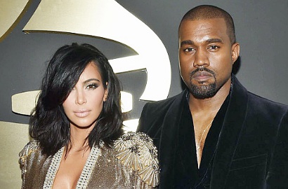 Kanye West Cium dan Remas Pantat Kim Kardashian di Grammy 2015
