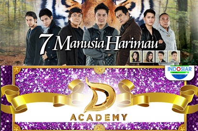 Rating 'D'Academy' Unggul Tipis dari '7 Manusia Harimau'