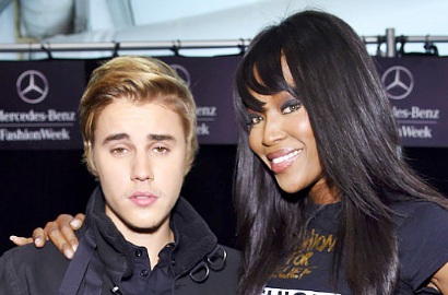Pegangan Tangan, Justin Bieber dan Naomi Campbell Digosipkan Pacaran