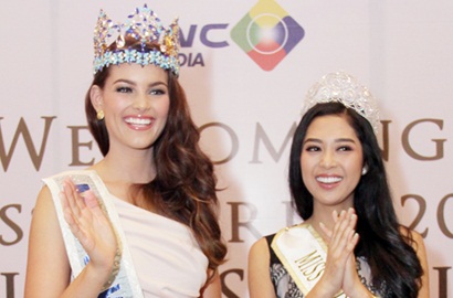 Miss World 2014 Meriahkan Gelaran Miss Indonesia 2015