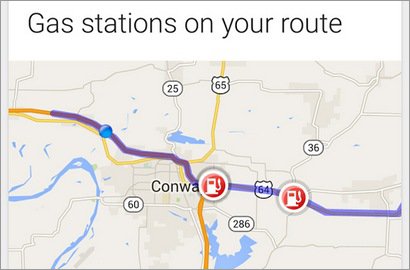 Sekarang Google Now Bisa Tampilkan Lokasi SPBU