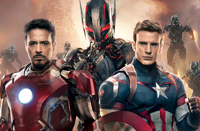 Robert Downey Jr., Chris Evans cs di Poster Baru 'Avengers: Age of Ultron'