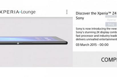 Tablet Sony Xperia Z4 Tak Sengaja 'Bocor' ke Publik