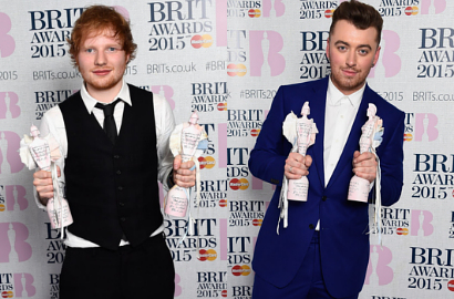 Ed Sheeran dan Sam Smith Borong Piala Brit Awards 2015