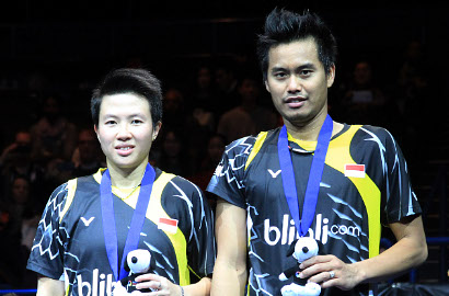 Tontowi Ahmad dan Lilyana Natsir Gagal Rebut Piala All England 2015