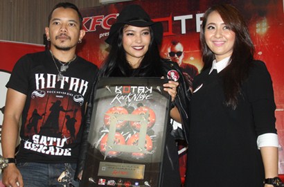 Lewat Album 'Rock N Love', Kotak Sukses Borong Empat Platinum