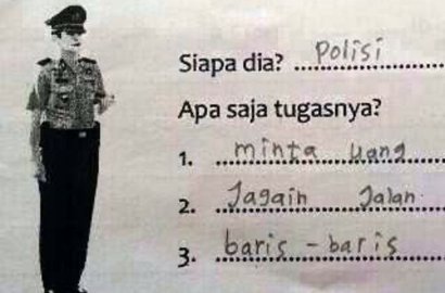 Intip Kocaknya Jawaban Soal Ujian Anak Sekolah