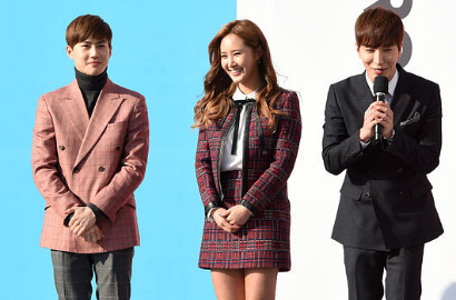 Leeteuk SuJu, Suho EXO cs Hadiri Pembukaan K-Star Road Gangnam