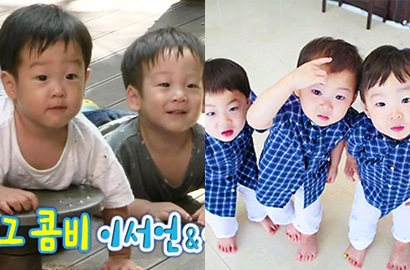 Keseruan Ultah Triplet-Kembar Lee Hwi Jae Berlanjut di 'Superman is Back'