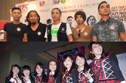Ungu, JKT48 cs Meriahkan Acara Ultah Dahsyat