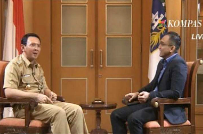 Kata-Kata Kasar Ahok di 'Kompas Petang' Bikin Kompas TV Ditegur KPI