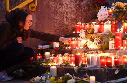 Warga Nyalakan Lilin untuk Korban Germanwings di Sekolah Jerman