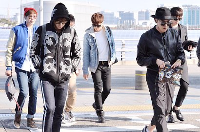 Inilah Gaya Trendi 2PM Berangkat ke Jakarta dari Incheon