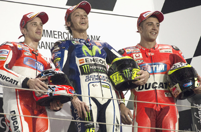 Valentino Rossi Langsung Juara di Balapan Pembuka MotoGP 2015 Qatar
