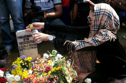 Bebas dari Penjara, Nikita Mirzani Langsung ke Makam Olga Syahputra