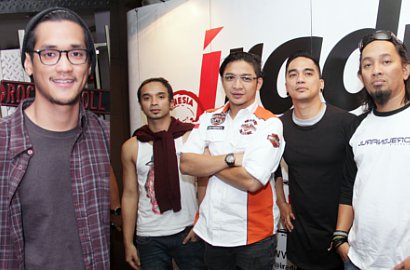 Ungu, Afgan cs Sukses Hibur Fans di Acara Radio